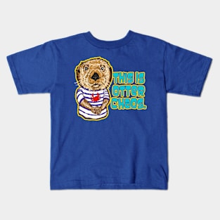 SECOND NATURE Otter Chaos Kids T-Shirt